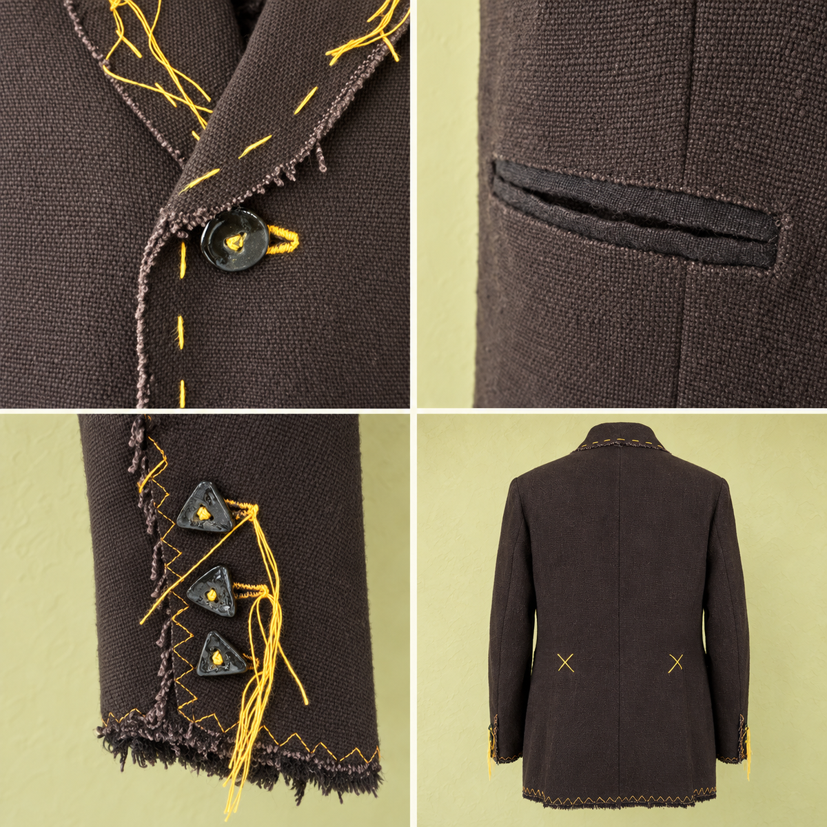 Apulian Hemp Hand-Finished Jacket