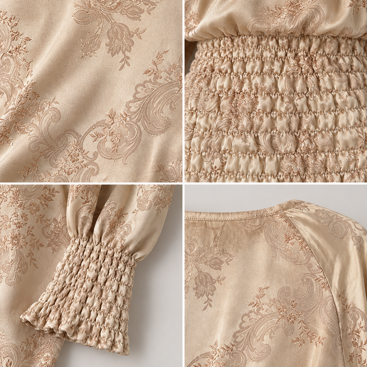 Regenerated Damask Blouse