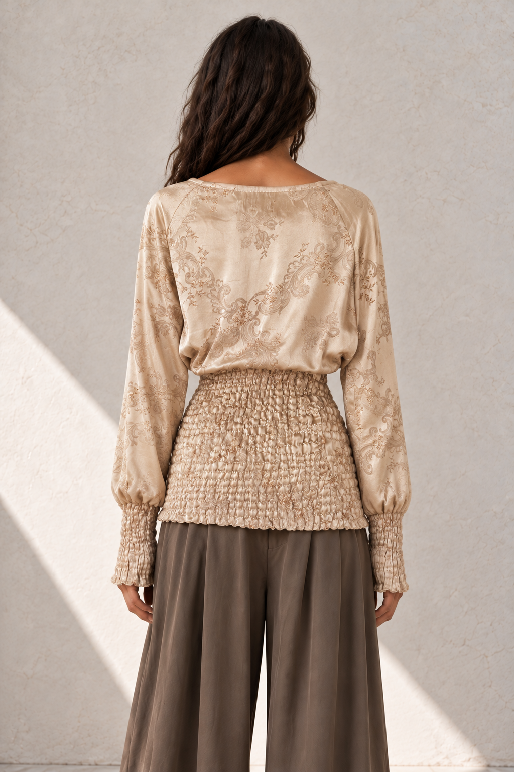 Regenerated Damask Blouse