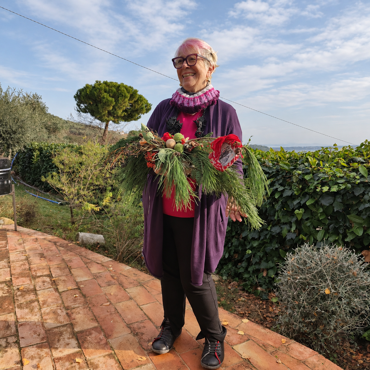 RECLAIMED WREATHS — A Christmas workshop at Casa Vuscichè