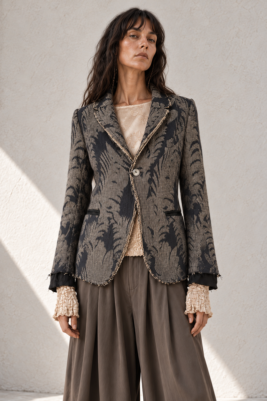 Canapa Jacquard Blazer