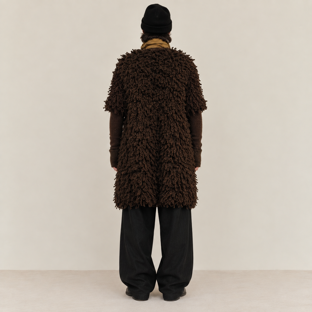 Black Sheep Wool Fur
