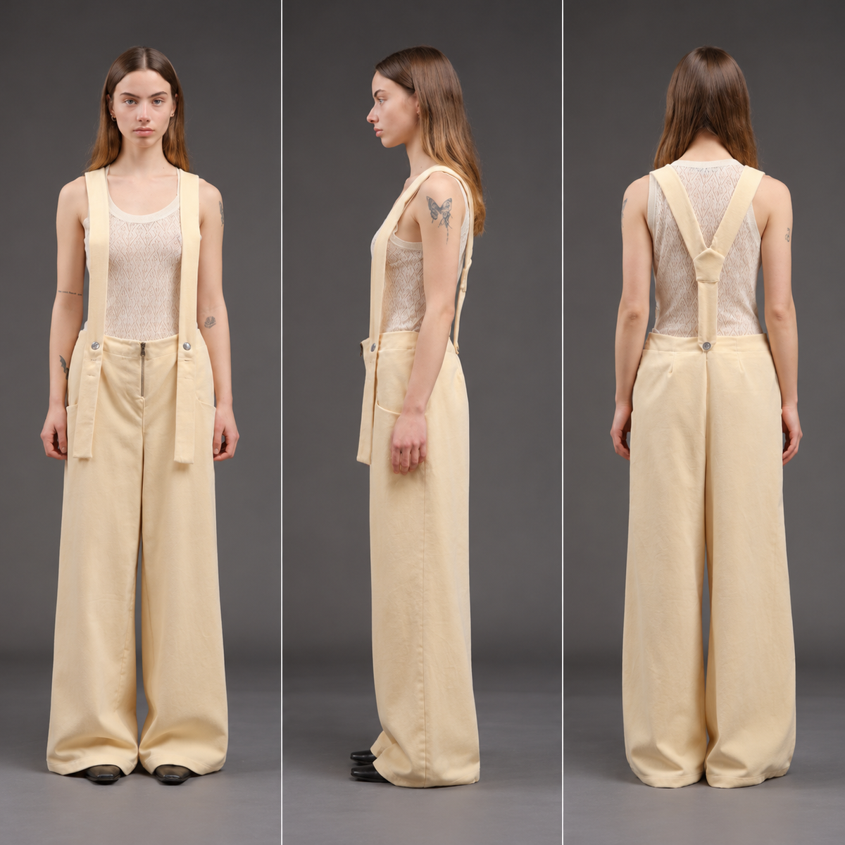 ROMEO SUSPENDER TROUSERS — PIECE 01