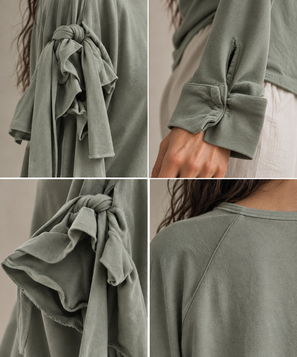 VEGLIA — Double Sleeve Jersey Top
